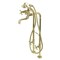 Kingston Brass CCK226K2 Freestanding Clawfoot Tub Faucet Package with Supply Line, Polished Brass CCK226K2 - alternate 1